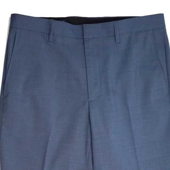 JCREW Mens 33 (HEMMED to 29.5) Thompson Pants in Blue $168 AP879 - Picture 3 of 4